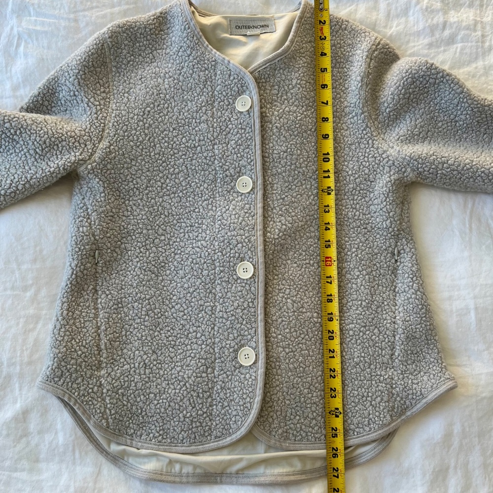 outerknown the woolaroo cocoon jacket - Picture 7 of 9